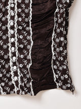 花柄 レース キャミソール