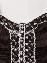 花柄 レース キャミソール