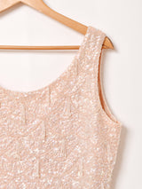 スパンコール ノースリーブトップス