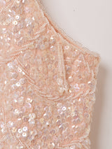 スパンコール ノースリーブトップス