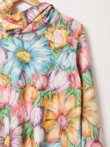 花柄 タートルネック トップス