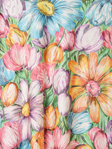 花柄 タートルネック トップス