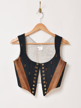 ゴブラン×レザーチロルベスト