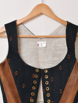 ゴブラン×レザーチロルベスト