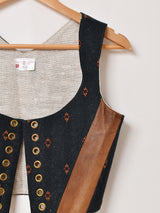 ゴブラン×レザーチロルベスト