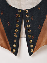 ゴブラン×レザーチロルベスト