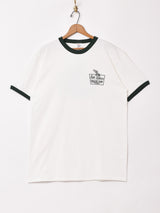 【2色展開】 Roller Skate プリント リンガーTシャツ