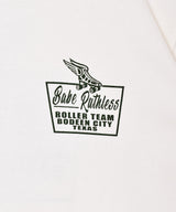 【2色展開】Roller Skate プリント リンガーTシャツ