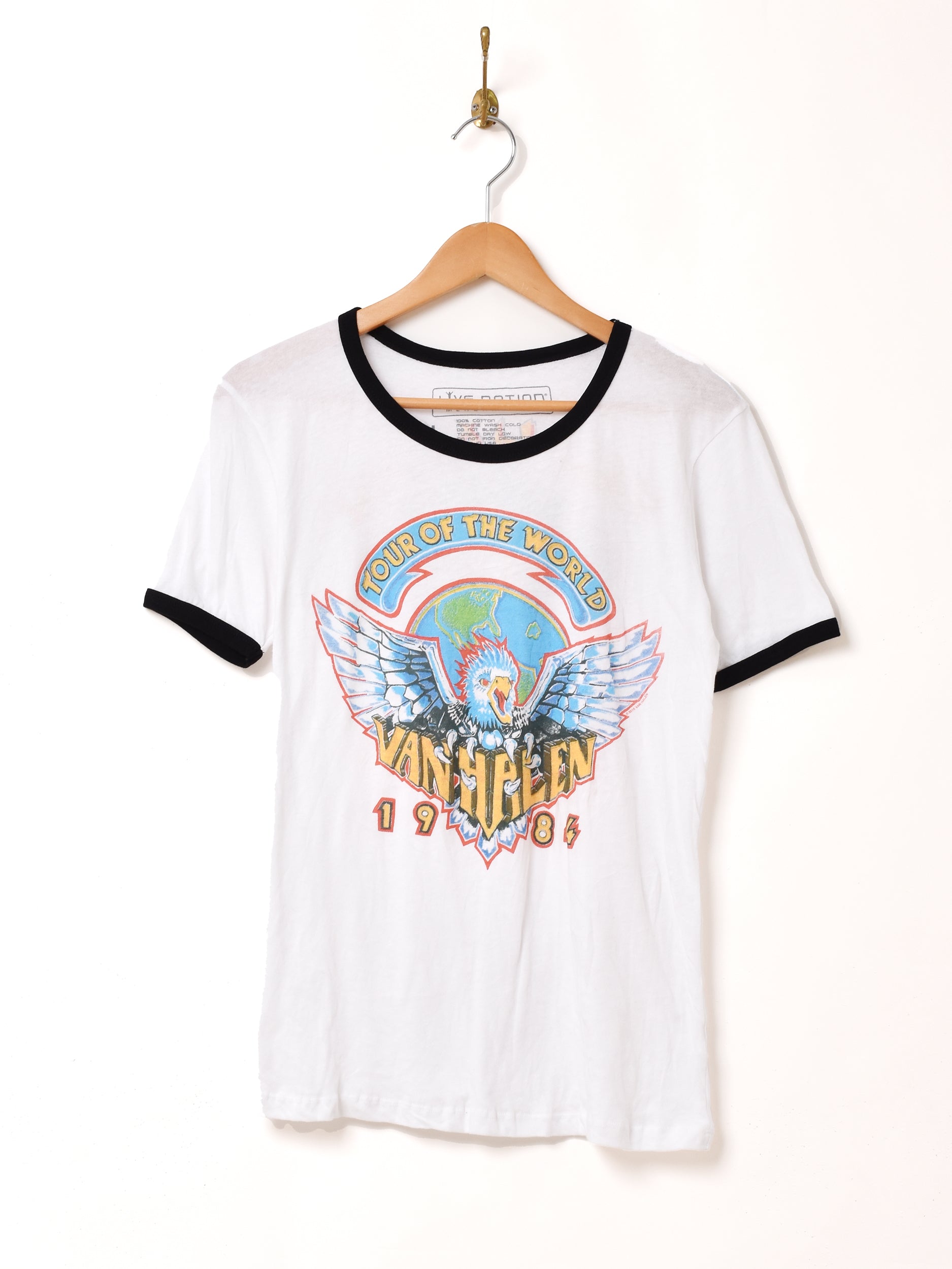 アメリカ製 Van halen 1984 ツアーTシャツ – 古着屋Top of the Hillのネット通販サイト