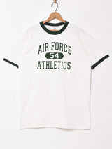 【2色展開】 AIR FORCE プリント リンガーTシャツ