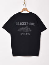【2色展開】 CRACKER BOX バックプリントTシャツ