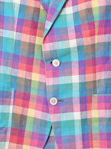 チェック柄 テーラードジャケット