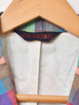 チェック柄 テーラードジャケット