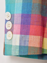 チェック柄 テーラードジャケット