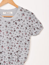 【3色展開】Elcamino 花柄 サマーニット セーター