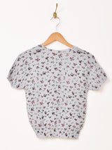 【3色展開】Elcamino 花柄 サマーニット セーター