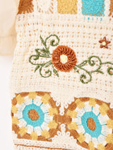 Elcamino グラニー クロシェ 切り替えトップス