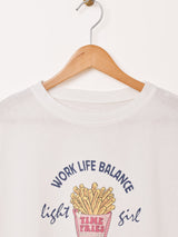 プリントTシャツ「WORK LIFE BALANCE」