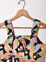 Emerald Motel リーフ柄 ビスチェ