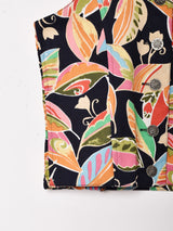 Emerald Motel リーフ柄 ビスチェ