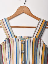 Emerald Motel マルチストライプ ビスチェ