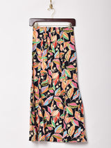 Emerald Motel リーフ柄 マーメイドスカート