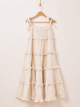 【3色展開】Emerald Motel ティアード フリル キャミソールワンピース