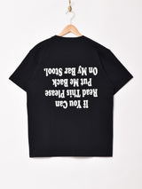 【2色展開】 両面プリント Tシャツ 「4eyes Man」