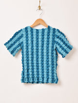 【4色展開】Meridian 半袖 ポップコーン トップス