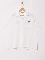 【3色展開】Backers 刺繍 半袖オープンカラーシャツ 「Redondo」