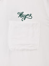 【3色展開】Backers 刺繍 半袖オープンカラーシャツ 「Redondo」