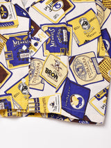 Emerald Motel オープンカラー 半袖 クロップドシャツ