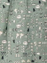 Emerald Motel オープンカラー 半袖 クロップドシャツ