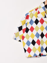 Emerald Motel オープンカラー 半袖 クロップドシャツ