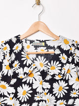 【2色展開】Emerald Motel フリルカラー 半袖 クロップドブラウス