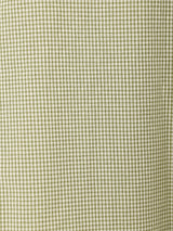 【2色展開】Meridian フリルカラー ギンガムチェック 半袖ブラウス