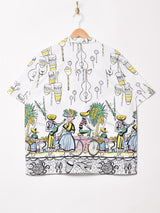 【3色展開】Backers 総柄 ハワイアンシャツ