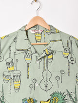 【3色展開】Backers 総柄 ハワイアンシャツ