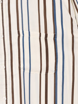 【3色展開】Trombones 半袖 ストライプシャツ