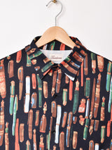 Trombones 総柄 半袖シャツ