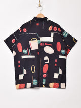 Trombones 総柄 半袖シャツ