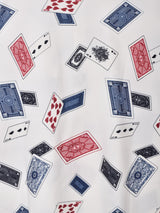 Trombones トランプ 総柄 半袖シャツ