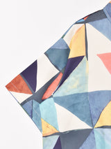 Trombones マルチカラー 総柄 半袖シャツ