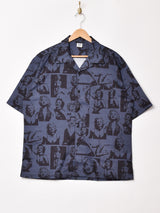 【2色展開】TEMPTATION マリリンモンロー 半袖 開襟シャツ