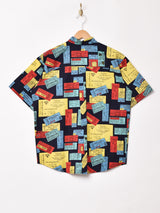 【2色展開】Backers 総柄 半袖シャツ