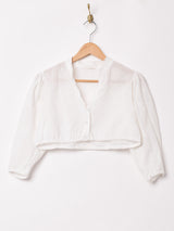 7分袖 クロップドブラウス