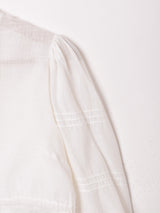 7分袖 クロップドブラウス