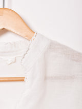 7分袖 クロップドブラウス