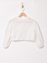 7分袖 クロップドブラウス