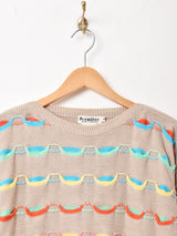 デザイン コットン セーター